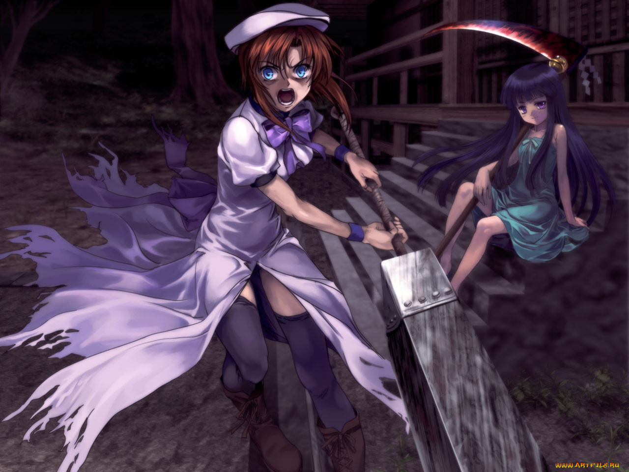 , higurashi, no, naku, koro, ni, ryuuguu, rena, furude, rika